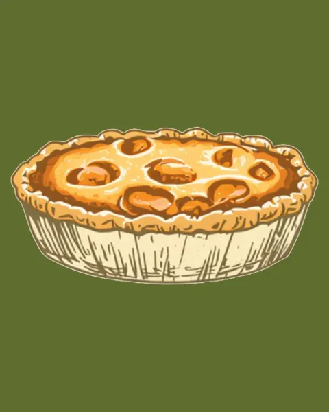 Ilustração de quiche, a marca da Dona Quiche